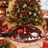 Snowman Christmas Tree Mat Snowflake Christmas Decorations Sweet Tree Base Blanket  Winter