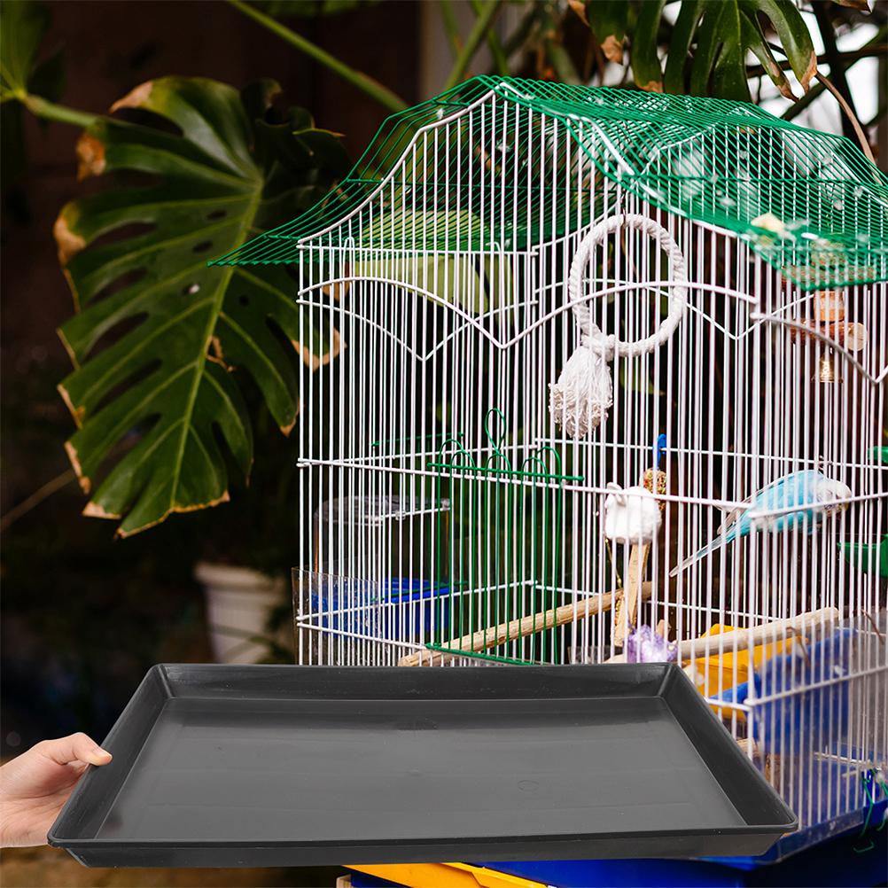 2 Pcs Pet Cage Tray Replacement Dog Crate Pan Litter Tray Bird Cage Bottom Bunny Pan Parrot Toilet Tray For Animals