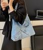 Spring New Simple Canvas Bag Denim Bag For Women Fashion All Match Shoulder Bag Casual Crossbody Bag Ladies Handbag