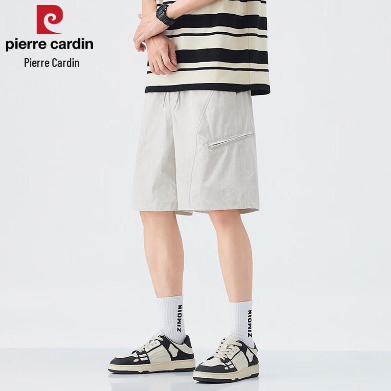 Pierre Cardin Men's Ice Silk Casual Straight-Leg Shorts