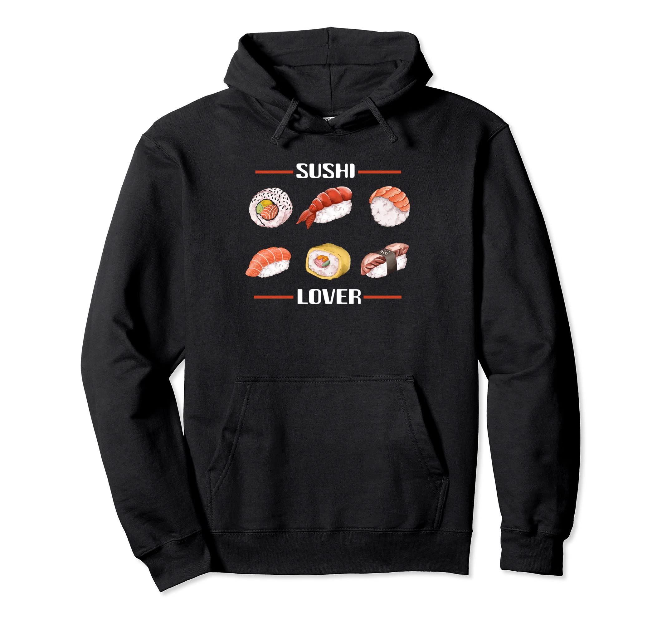 

Sushi Lover Japanese Food Fan Japanese Sashimi Hoodie чёрный