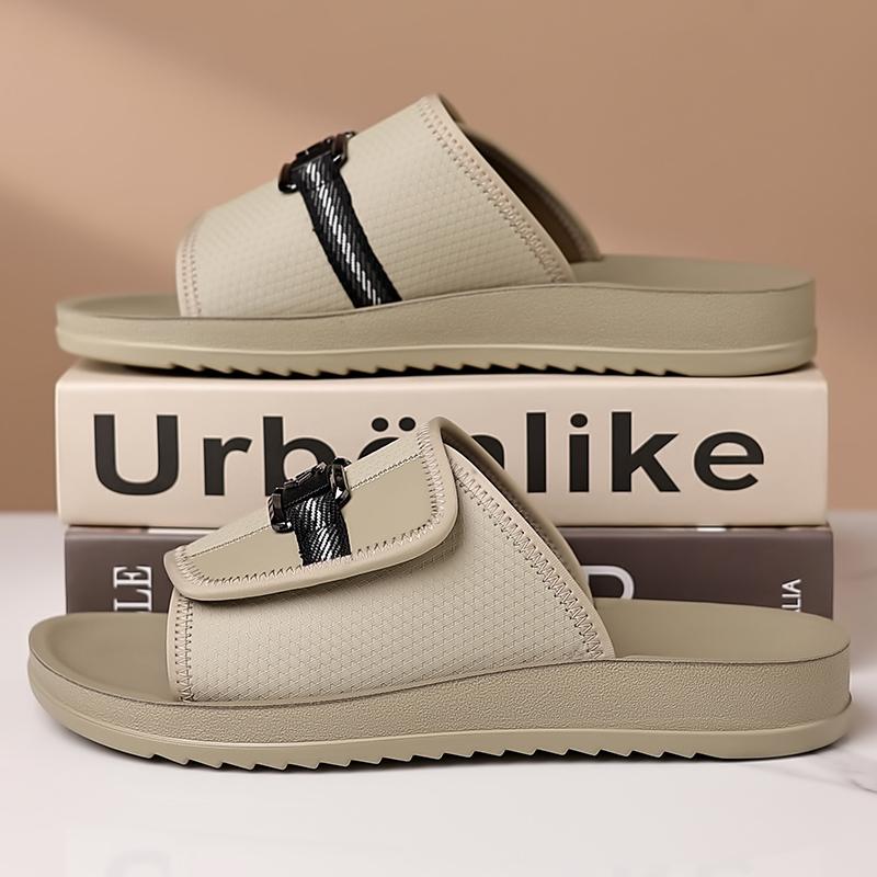 Fashion All-match Summer Men's Slippers Quick Dry Beach Shoes Fashion Men Mueller Shoes Outdoor Mesh Sandals Leisure Walk Male Half Drag