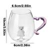 Christmas Tree Deer Coffee Mug 400ml Christmas Series Snowman Glass Cup Kids Water Tea Cup Wine Glass Milk Glass Party Decor