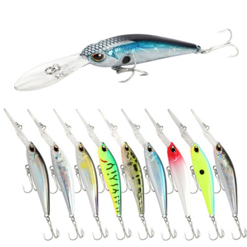 Diving Winter Fishing Crankbaits Fish Hooks Minnow Lures Deep Diving Minnow Baits Long Casting Lure