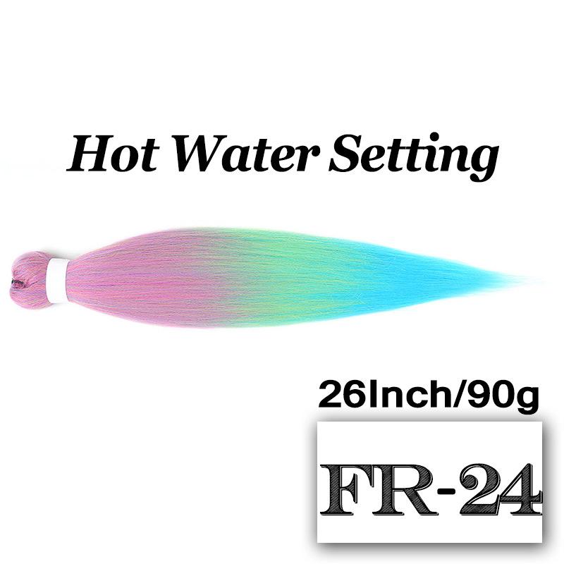 Braiding Hair Pre-stretched 26 Inch Hair Extensions for Afro Crochet Braids Synthetic Hair DIY Purple Pink Peach Red Jumbo Braid
