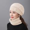Winter Hat Women's Fleece Thickened Warm Beret Women's Fashion Windproof Knitted Hat Mom Wool Hat