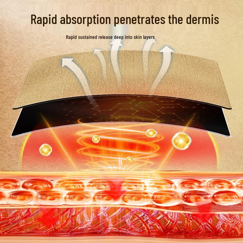 Nanjing Tong Ren Tang Wärmendes Moxibustionspflaster zur Linderung von Nacken-, Schulter-, Taillen-, Knie-, Lendenwirbel- und HalswirbelsäulenSchmerzen