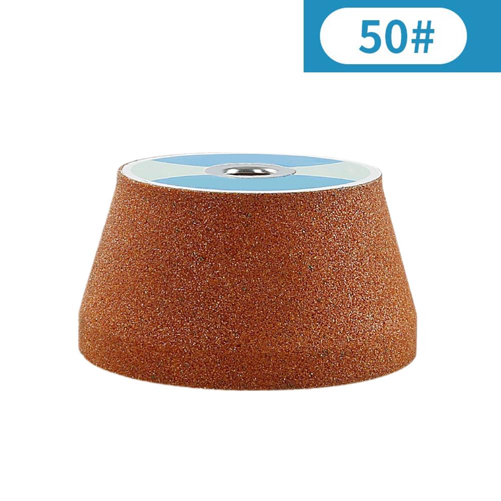 1pc Polishing Wheel Emery Cup White Corundum Grinding Wheel For 100 Type Angle Grinder Grinding Polishing Trimming Power Tools