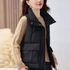 Fashion Winter Women's Warm Vest Hooded Thick Casual Sleeveless Jackets Woman Short Coats