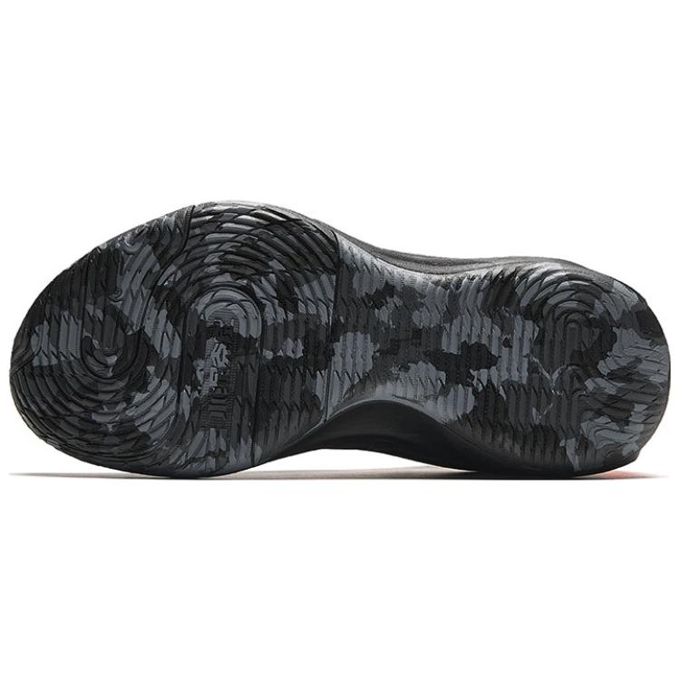 Anta Wind Tunnel 4 Comfortable Non-Slip Wear-Resistant Basketball Shoes Men Sneakers Black 112411605-6