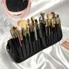 Women Foldable Makeup Brush Bag Organizer Travel Cosmetic Toiletry Case For Female Beauty Tools Wash Accessories Pouch