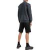 adidas Felpa da uomo con logo ricamato Originals, mezza zip, colletto alto, grigio HP0417