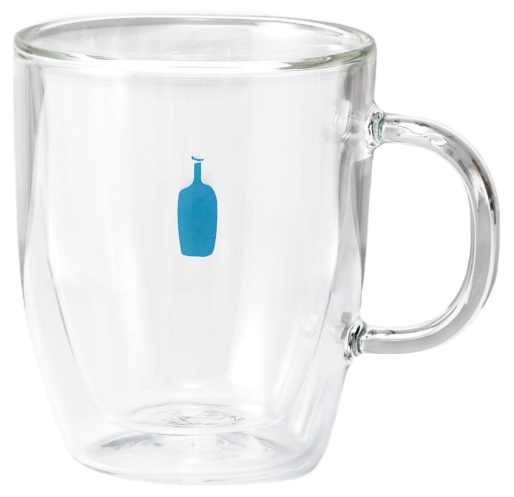 Blue Bottle Coffee Bodum Double-Walled Glass Mug