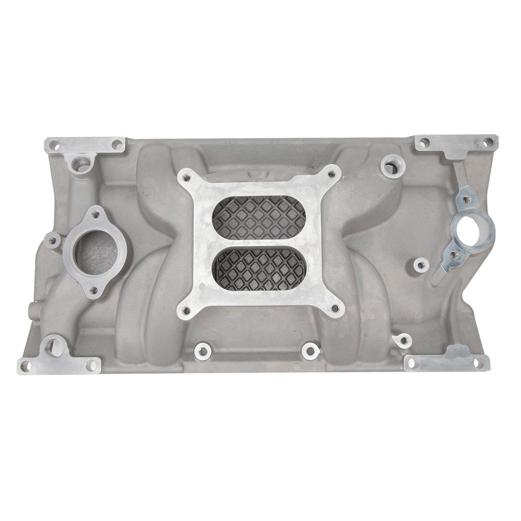 Intake Manifold Vortec Dual Plane Efficient Performance Cast Aluminum for SBC 350 383 1997 and Up