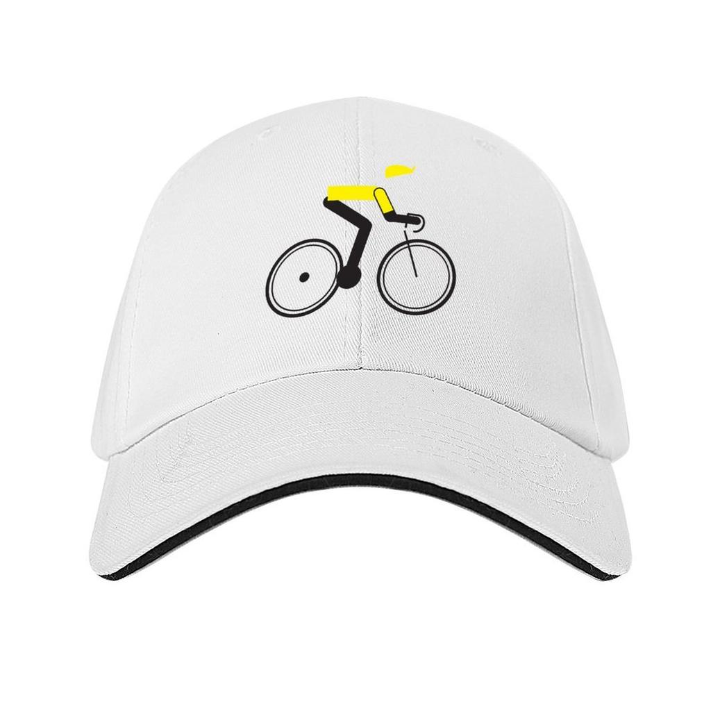 Cycling Yellow Jersey Illustrated Tribute Baseball Cap Hip Hop Rave Hat Baseball Cap Hat Beach Men Luxury Brand Womens