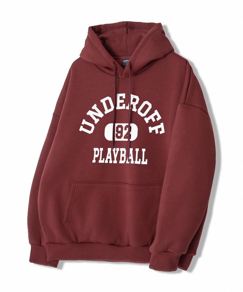 Peach Skin Essential Playball Fleece-Lined Hoodie 3 Colors