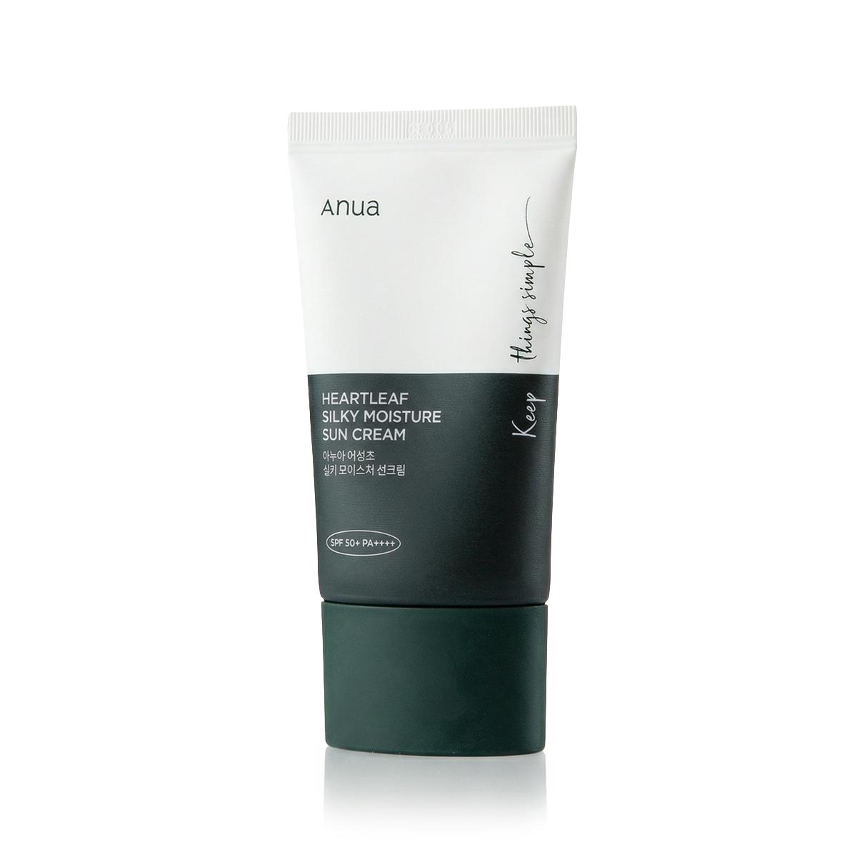 Anua Heartleaf Silky Moisture Sonnencreme LSF 50 50 ml