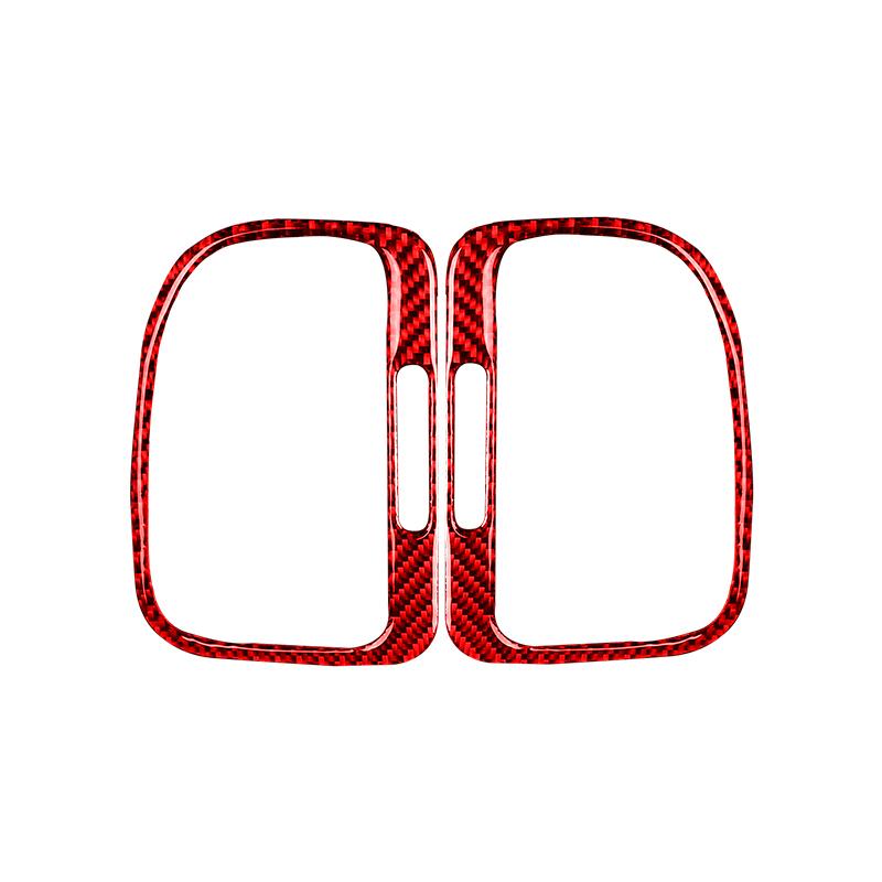 For Volkswagen Golf 6 Gti R MK6 2008-2012 Carbon Fiber Car Instrument Panel Left Right Air Vents Decoration Stickers Accessories