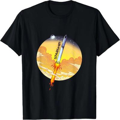 T-shirt Grafica Starship Fully Stacked