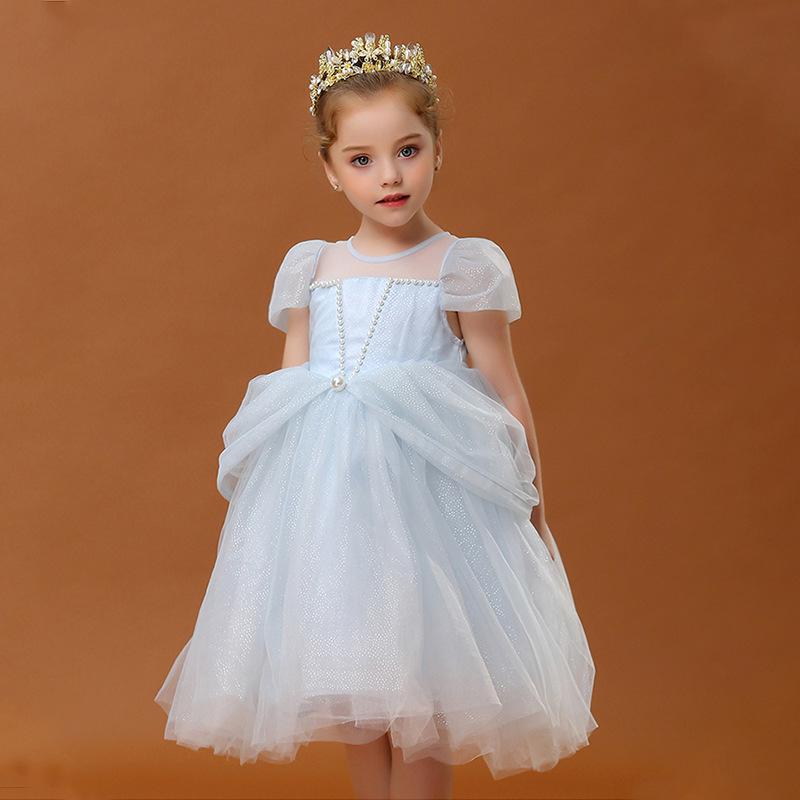 End-of-Season Clearance: Girls' Princess Tulle Evening Dress – Fashionable Performance Wear