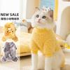 Funny Cat Costume Warm Fleece Sweater Small Dogs Cats Teddy Sphynx
