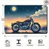 Vintage Motorcycle Metal Tin Sign Retro Biker Garage Wall Decor Industrial Style Art