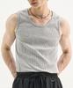 TRIP LE SENS Logo Plate Modal Cotton Sleeveless_Gray (Type B)