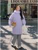 Women's Autumn and Winter Jacket Solid Color Hooded Mid-Length Thick Loose Women's Jacket 5 Colors