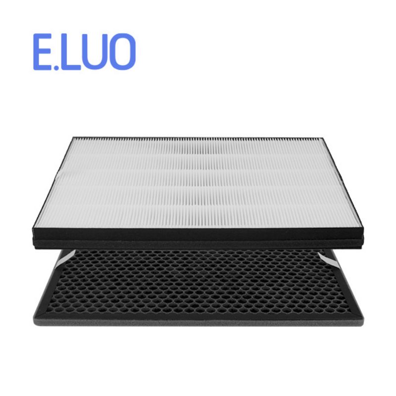 Air Purifier Filter For Philips AC1215 AC1214 AC1210 AC1213 H13 HEPA Filter 360*275*27mm + Activated Carbon Filter 360*275*10mm