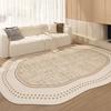 Französischer Stil Wohnzimmer Dekoration Teppich Unregelmäßige Form Teppiche für Schlafzimmer Flauschig Weich Nachttisch Bodenmatte Dickes Plüsch Wohnzimmer Teppich