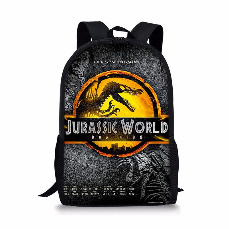 Jurassic World Dinosaurier Rucksack Große Kapazität Schultasche für Jungen und Mädchen