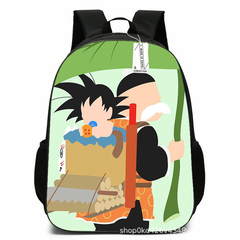 Dragon Ball Animation Cartoon School Bag Elementary and Secondary School Backpack Backpack Large Capacity Wukong Backpack