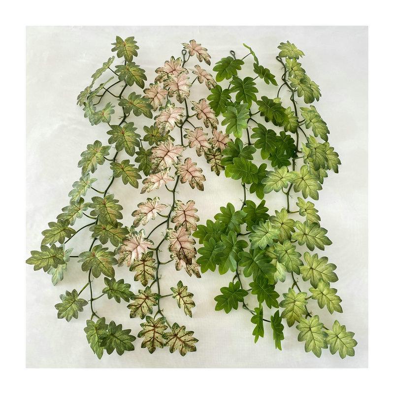 Liane de feuilles de bambou artificielles de 12 m pour la décoration intérieure et comme accessoire de photographie