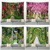 Spring Garden Flowers Wall Decor Tapestry Home Living Room Tapestry