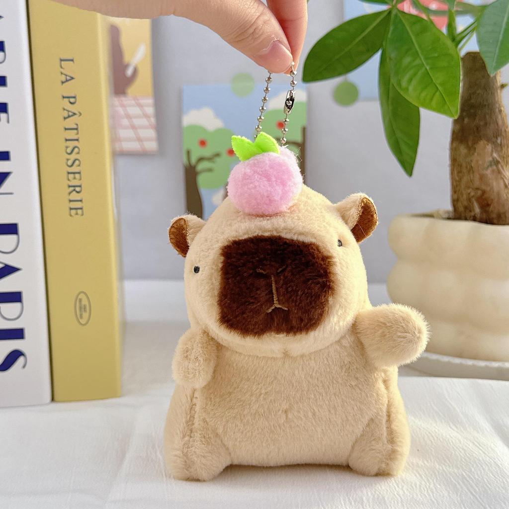 Popular Guinea Pig Plush Keychain - Cute Cavy Backpack Charm & Ornament