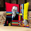 Piet M-Mondrian Art Pillow Case Pillowcase, Double-sided Printed, Sofa Cushion, Bedroom Headboard Pillow