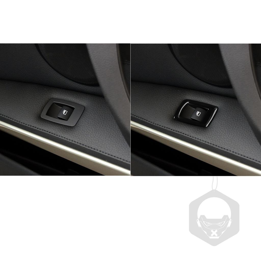 Para Bmw Serie 3 2005-2012 e90 320i 325i Negro Piano Control Elevalunas Placa de Plástico Embellecedor Accesorios Interior Coche