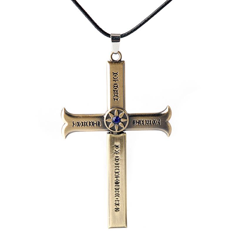 One Piece Necklace: Chopper, Ace & Luffy Straw Hat Pendant - In Stock