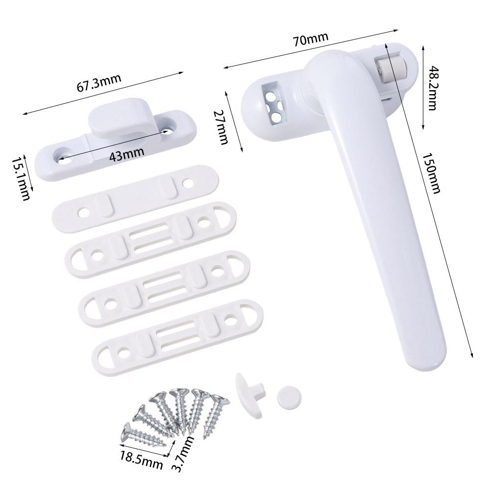 Installation Universal for Home Lock Casement Window Handle Window Wheel Handle Window Hardware