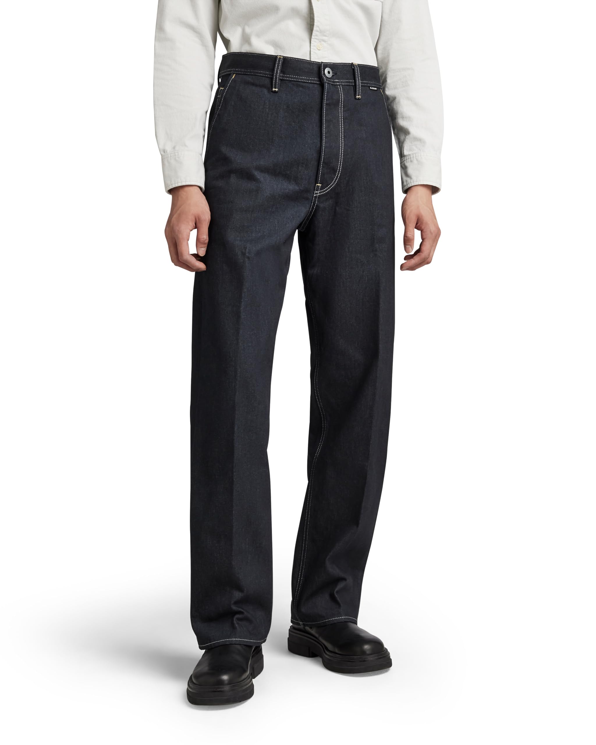 G-Star RAW Modson Straight Chino D23064-D243-001 Relaxed Fit Denim Pants Men Navy W31/L32