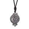 Ethnic Style Thai   Vintage Hollow Out Pendant Hanging Long Classic Phoenix Necklace Clavicle Chain Banquet Jewelry