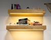 Sahajhast Floating Wall Shelves with LED Lights – 24" Lighted Display Floating Shelf | Wall Mounted Shelf | Modern Floating Style (set of 2)