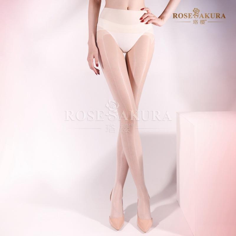

Sexy Aurora Seamless Ultra-Thin Bright Silky Smooth Pantyhose Toes Transparent Ol Party Dance Ootd Fashion Tights Stocking Hot M