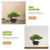 Simulation Bonsai Pine Tree Artificial Plastic Guest Welcoming Tree Realistic Home Decoration Photo Prop Greenery