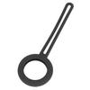Silicone Loop Protective Case Cover Portable AntiScratch Protector Shell for IOS Locator(Black )