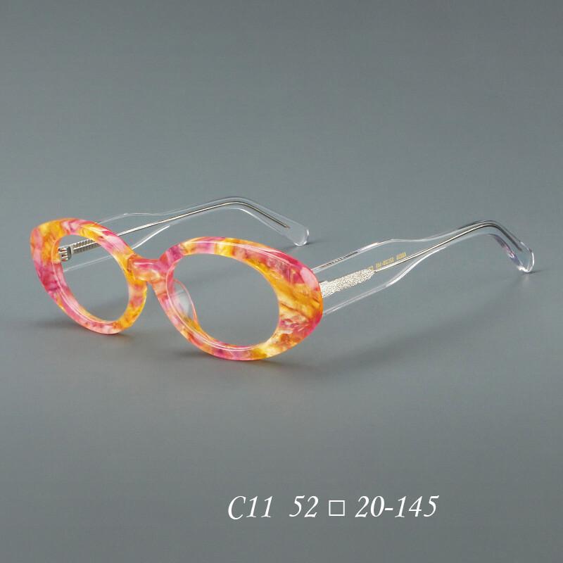 New High-end Acetate Fiber Eyeglass Frame Brand Design Reading Glasses For Women Presbyopia Glasses With Diopter 0 To+6.0