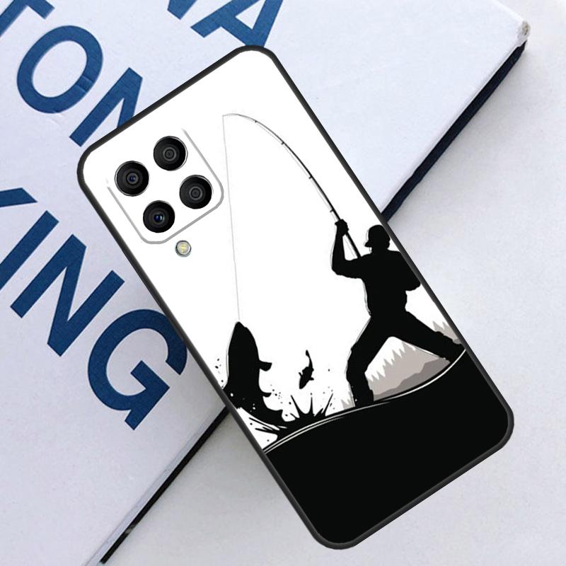 Fishing Fisherman For Samsung Galaxy M14 M34 M54 M31 M13 M33 M12 M32 M52 M11 M21 M35 M53 M55 M15 M06 M16 Case