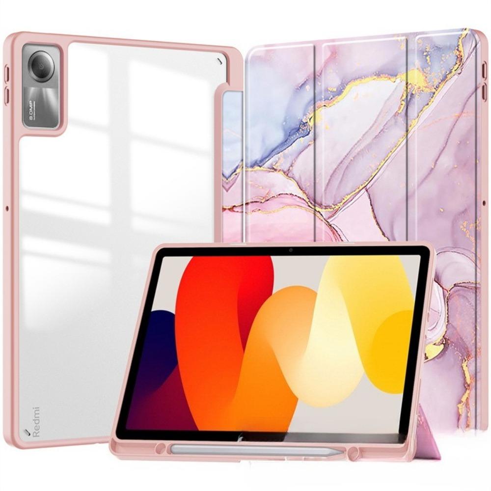 For Lenovo Xiaoxin Pad 2024 TB331FC Case M11 Acrylic Clear Tablet Cover Shockproof Lightweight Protective Shell
