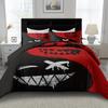 Breathable Polyester Duvet Cover Set with Zipper Closure - All-Season Soft Comfort 3D Digital Print Joker Clown Bedding - Ideal