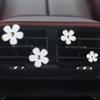 Alloy Daisy Car Air Freshener Clip - 4PCS Fragrance Decoration